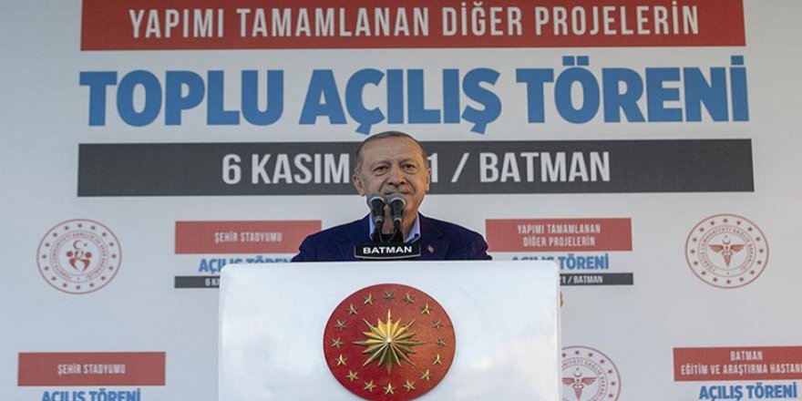 Erdoğan; Batman da çözüm süreci hakkına konuştu