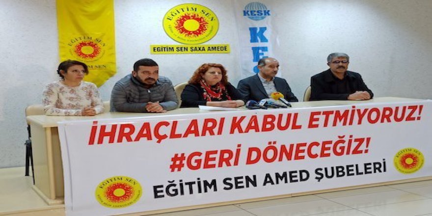 Diyarbakır'da 21 öğretmen ihraç edildi