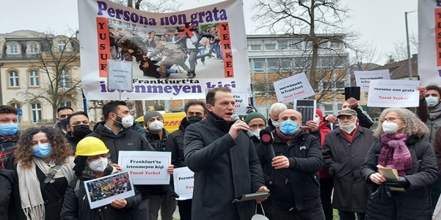 Tekmeci Yusuf Yerkel, Almanya'da protesto edildi