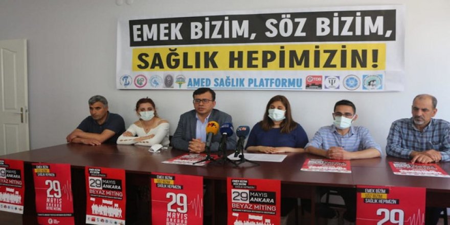 Amed Sağlık Platformu: 29 Mayıs’ta Ankara’da olacağız