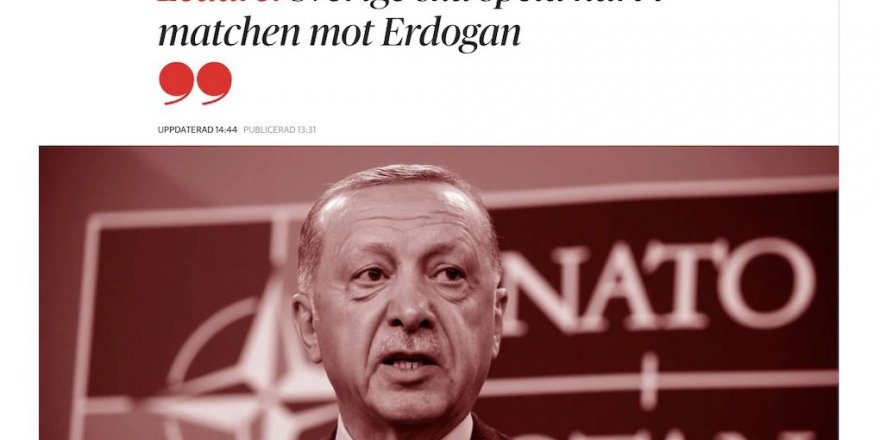 "İsveç, Erdoğan karşısında sert oynayacak"