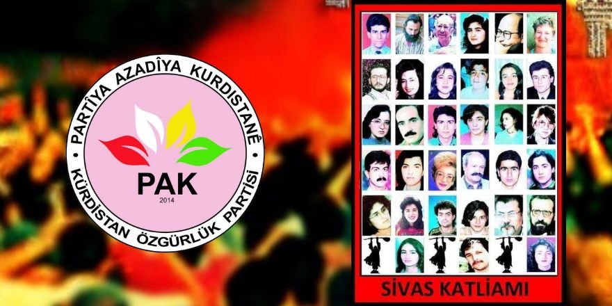 PAK: 2 Temmuz 1993’te Sivas’ta Madımak Oteli Yangınında Yakılarak Katledilenleri Saygıyla Anıyoruz