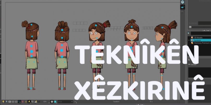Çocuklar için Kürtçe animasyon atölyesi