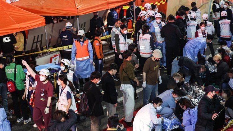 Güney Kore'de izdiham: Ölü sayısı 151'ye çıktı, çok sayıda yaralı var