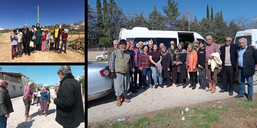 PSK, TDK-TEVGER ve PAK Newroz’da yardımseverlerin yardımlarını Adıyaman’daki deprem mağdurlarına ulaştırdılar