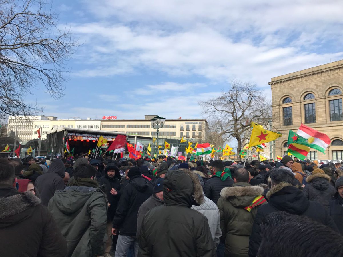 Almanya Hannover'da Newroz kutlandı