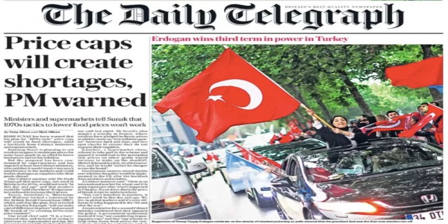 Erdoğan dünyanın manşetlerinde: “Edebi kazanan Recep Tayyip Erdoğan”