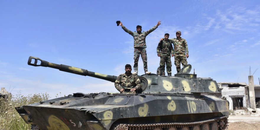 Suriye ordusu Han Şeyhun'a girdi