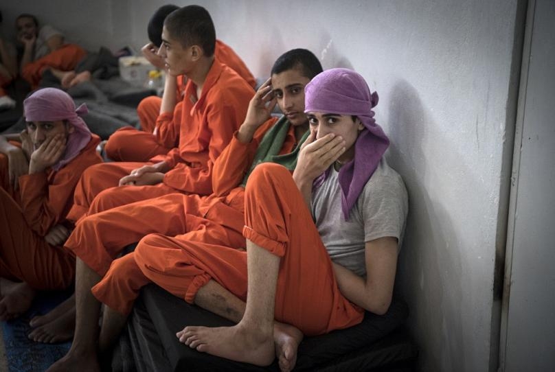5 bin IŞİD militanının tutulduğu hapishaneden fotoğraflar 2
