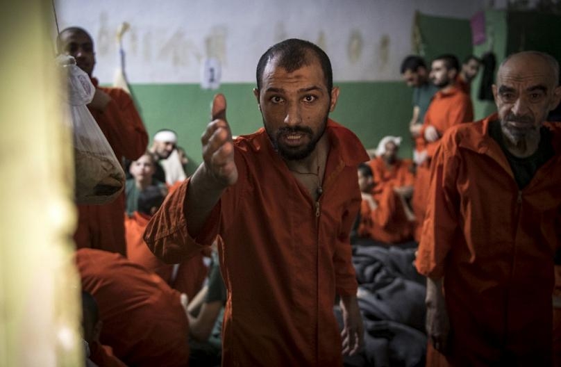 5 bin IŞİD militanının tutulduğu hapishaneden fotoğraflar 4