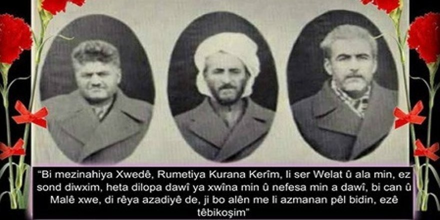 PAK: Pêşewa Qazî Muhammed ve Arkadaşlarını Saygıyla Anıyoruz