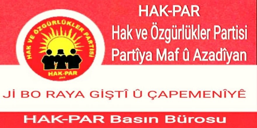 HAK-PAR: Irkçılık ve şiddete bulaşmamış partileri kapatmak uluslararası hukuka aykırıdır