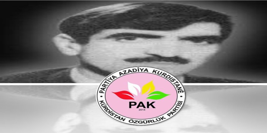 PAK: Yurtsever Kürt Lideri Sait Elçi ve Arkadaşlarını Saygıyla Anıyoruz