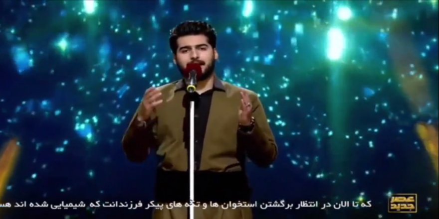 İran resmi kanalındaki yarışmada ‘Halepçe ve Enfal’ üzerine şarkı söyledi