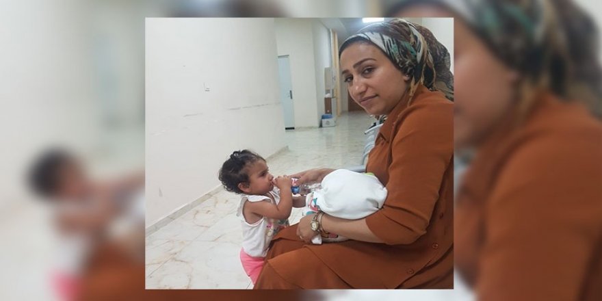 10 günlük bebeği ve 2 yaşındaki kızıyla birlikte tutuklandı