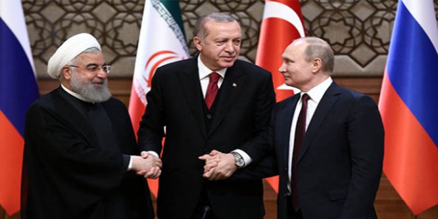 Putin, Erdoğan ve Ruhani'den ortak bildiri: Suriye'nin petrol gelirlerine el konması kınandı