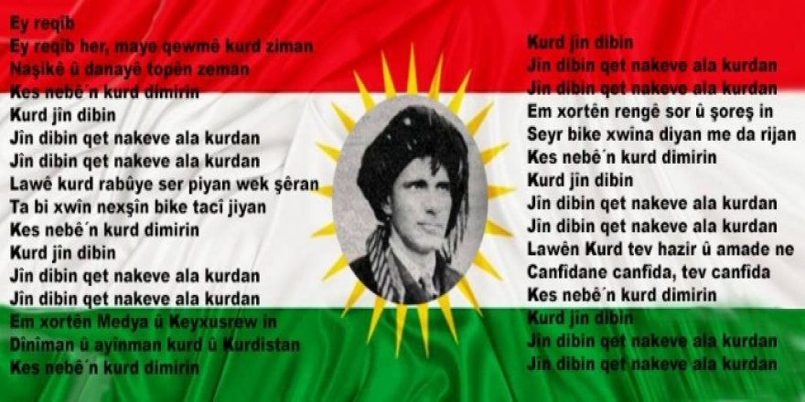 Kürt ulusal marşı ve yazarına hakaret eden kişi hakkında suç duyurusu