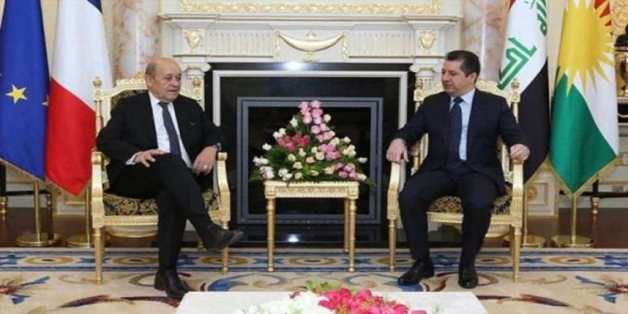 Le Drian’dan Erbil’de önemli görüşmeler