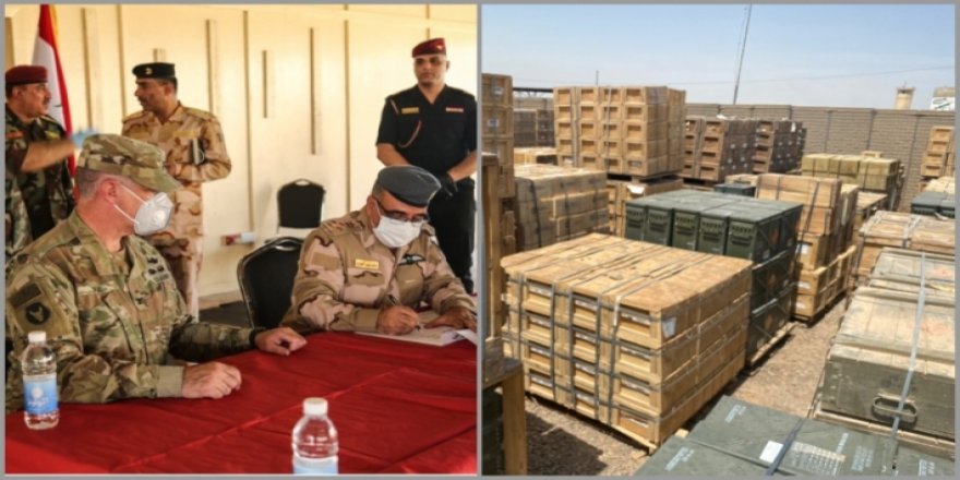 Koalisyon’dan Irak ordusuna düzinelerce mühimmat deposu