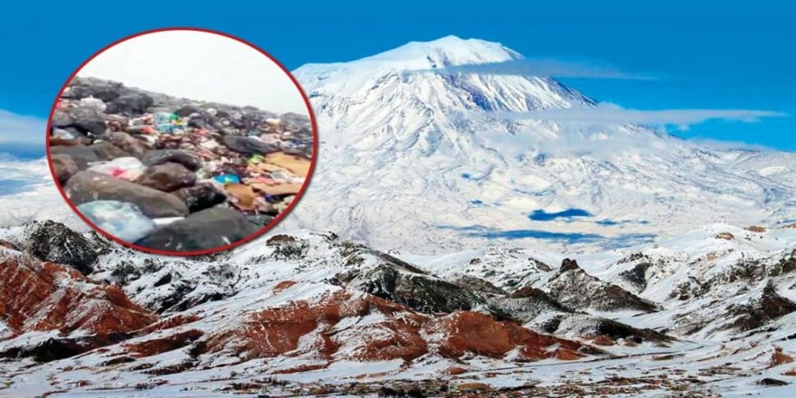 Ağrı Dağı 'çöp dağı' oldu