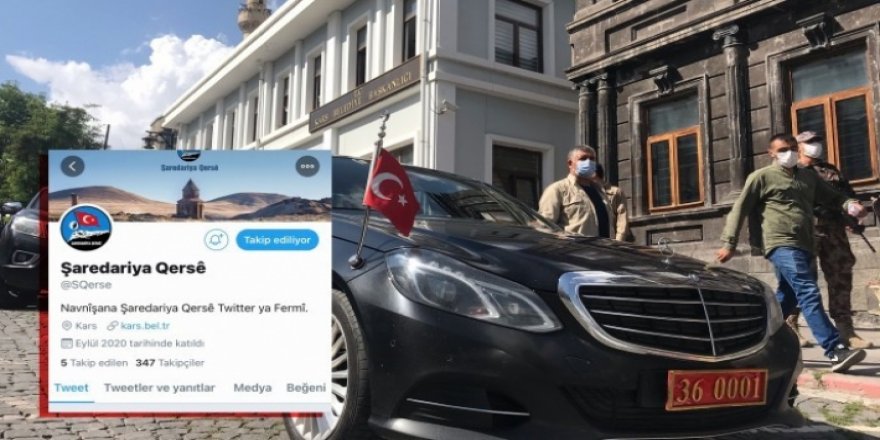 Kayyum Kars Belediyesi’nin Kürtçe Twitter hesabını kapattı