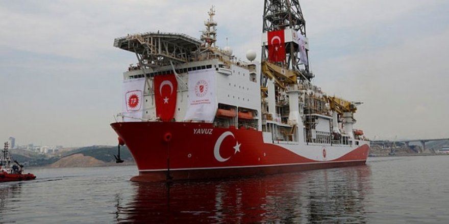Kıbrıs açıklarında doğal gaz arayan Yavuz sondaj gemisi bölgeden ayrıldı