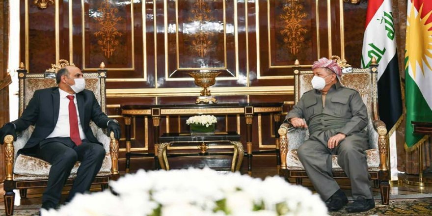 Başkan Barzani, Suriyeli muhalif liderle görüştü