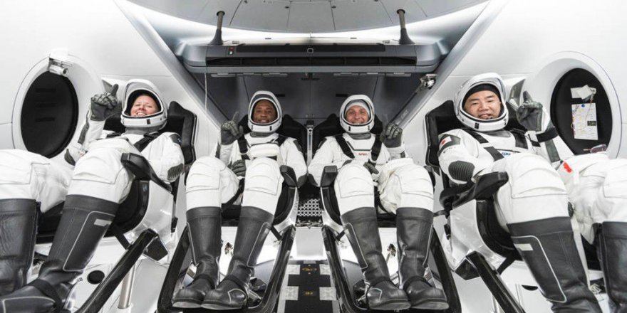 4 Astronot SpaceX'in Kapsülüyle ABD'den Uzaya Gönderildi