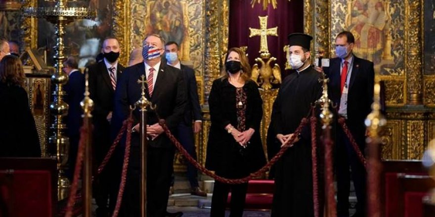 Mike Pompeo Fener Rum Patriği ile görüştü