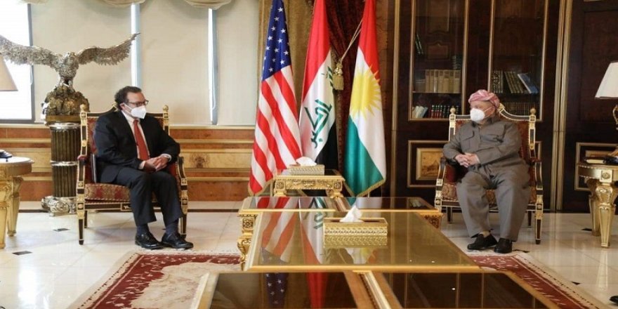 Başkan Barzani, ABD’li üst düzey heyetle bir araya geldi