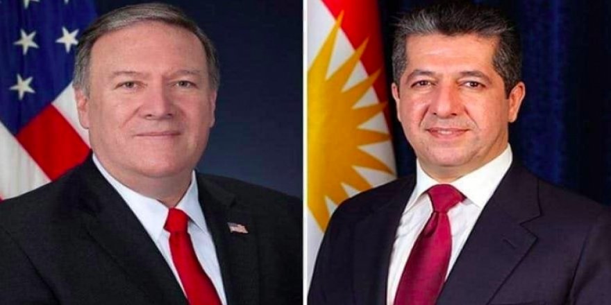 Başbakan Barzani ile Pompeo telefonda görüştü