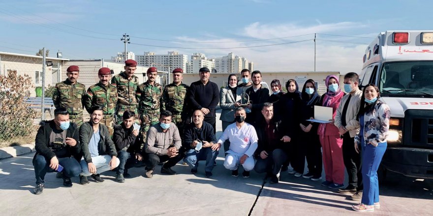 Erbil: Son Covid-19 hastasını taburcu eden hastane kapandı