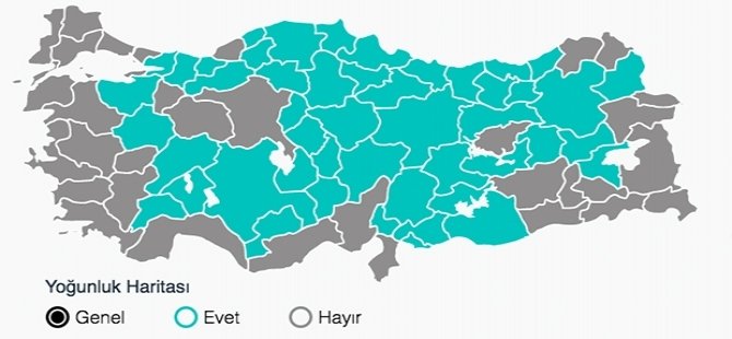 Türkiye: Anayasa değişikliklerine yüzde 51 ’Evet’ çıktı