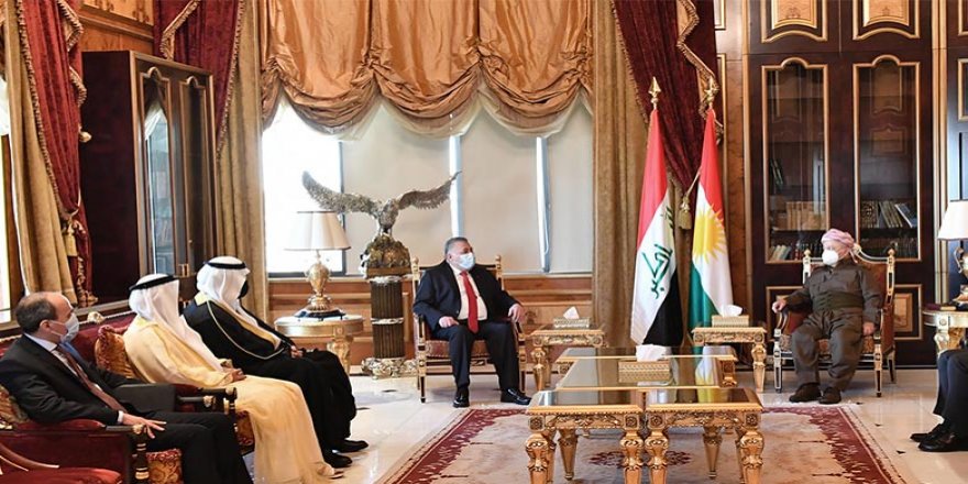 Arap ülkelerin temsilcilerinden Başkan Barzani’ye teşekkür