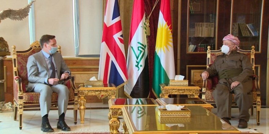 Başkan Barzani, İngiliz Büyükelçi ile bir araya geldi