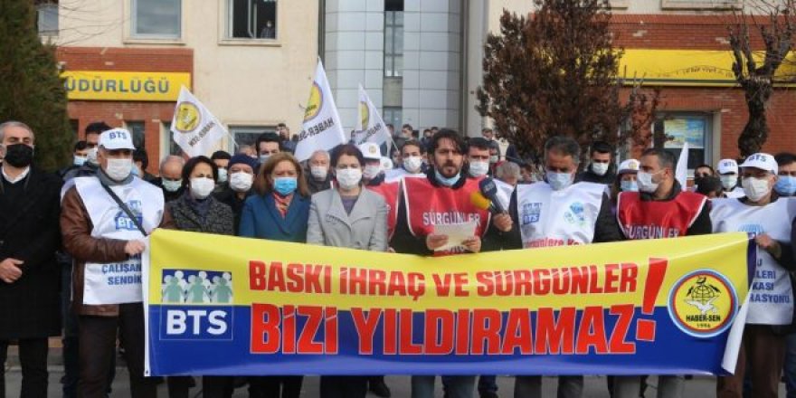 Sendika üyeleri Ankara’ya yürüyor