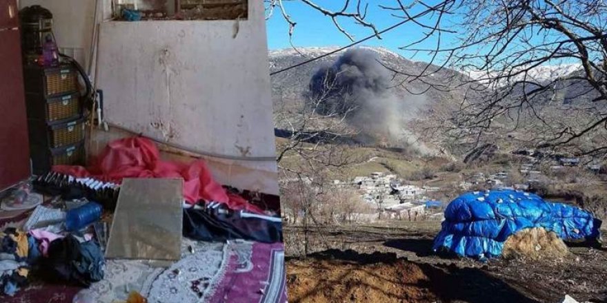 Türk savaş uçakları Pişder bölgesindeki köyü 3 kez bombaladı