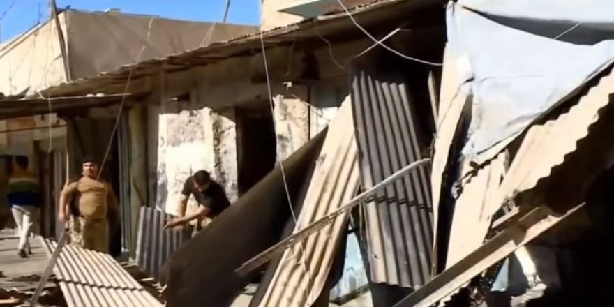 Kerkük’te Kürtlere ait 100’e yakın dükkan yıkıldı