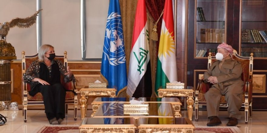 Başkan Barzani, BM Irak Özel Temsilcisi ile bir araya geldi