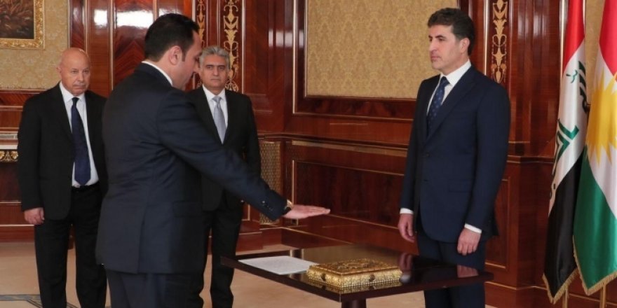 Yeni Erbil Valisi Umêd Xoşnav yemin ederek görevine başladı   