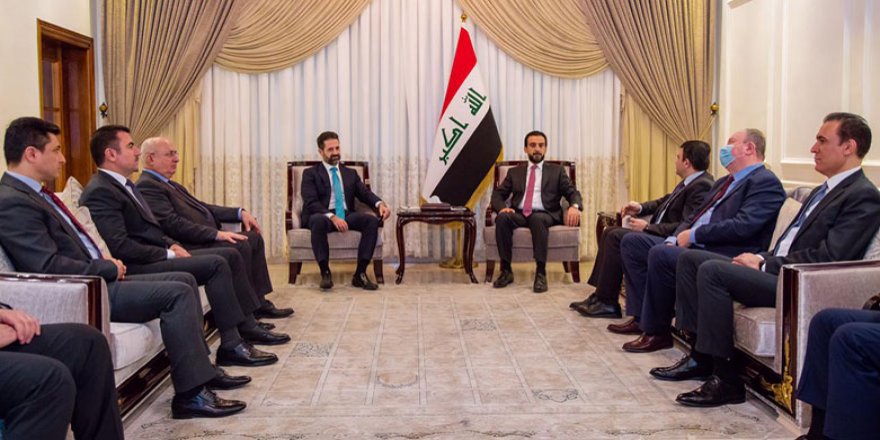 Kürdistan heyeti, Irak Parlamento Başkanı Muhammed Halbusi ile görüştü