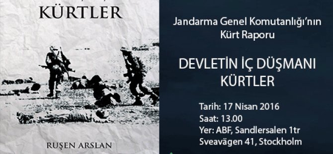 seminer: 'Devletin Iç Düşmanı Kürtler'