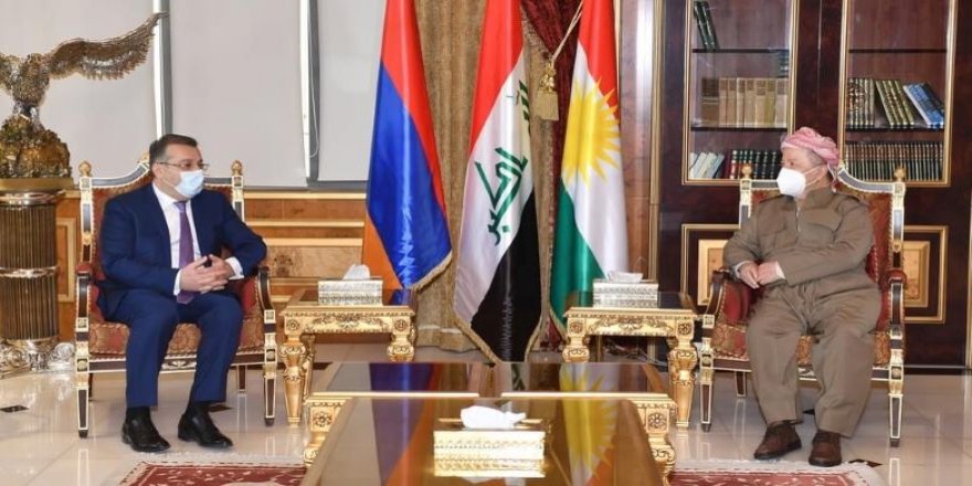 Başkan Barzani, Ermenistan Dışişleri Bakanlığı Heyetini kabul etti
