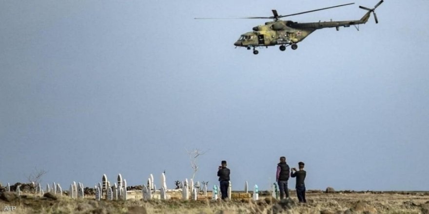 Til Temir’de Rus helikopteri düştü