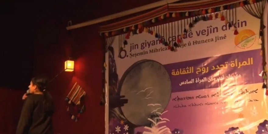 Rojava’da kadın sanat festivali düzenlendi