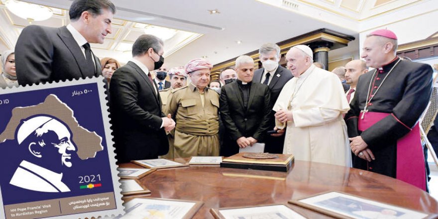AKP’den Papa’nın Erbil ziyaretinde hazırlanan ‘pullar’ hakkında açıklama!