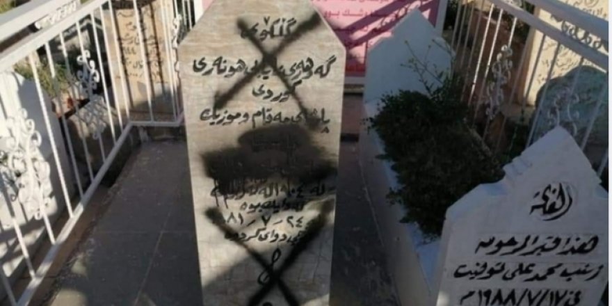 Kerkük | Ünlü Kürt sanatçının mezarına çirkin saldırı!