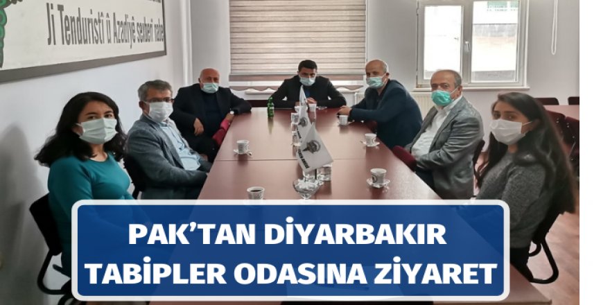 PAK’TAN DİYARBAKIR TABİPLER ODASINA ZİYARET