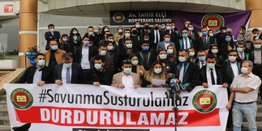 Diyarbakır Barosu: 2020’de 69 üyemize 79 soruşturma ve dava açıldı