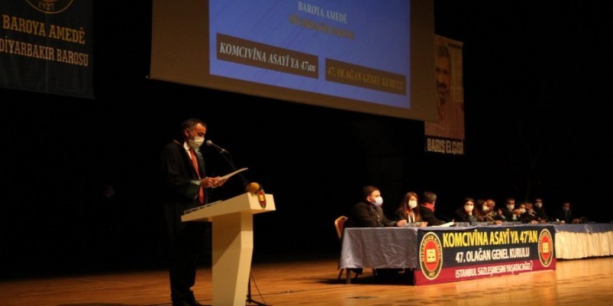 Diyarbakır Barosu Başkanı Aydın: Kaos ve karanlıktan çıkışın yolu adalet ve barıştır